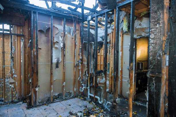 Professional Soot Cleanup technician working in Bellaire, OH